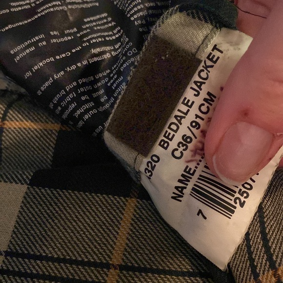 Barbour Classic Bedale Jacket | Dark Green | Small (C36) - Picture 6 of 6